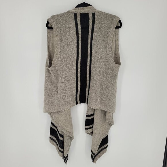 Banana republic womens medium open front draped water fall cardigan wool alpaca - Picture 8 of 9